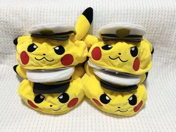 포켓몬 봉제 인형 모자 캡틴 피카츄 4개 세트