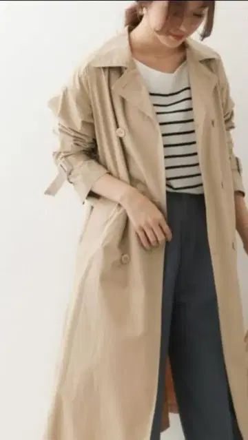 어반 리서치 도어스 코튼 오버 트렌치코트