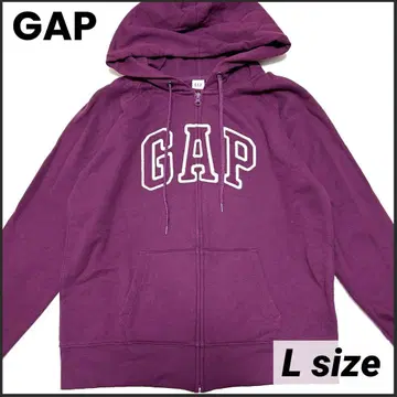 GAP 집업 후드티 로고 퍼플 보라색 y2k archive L