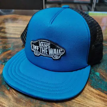 반스 Vans 파랑 메쉬 트래커 캡 새상품급 중고