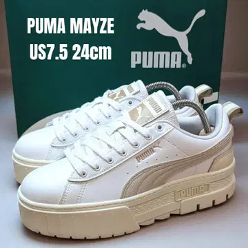 2024년 모델 PUMA MAYZE 푸마 메이즈 24cm 화이트 통굽