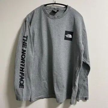 THE NORTH FACE 그레이 긴팔 티셔츠