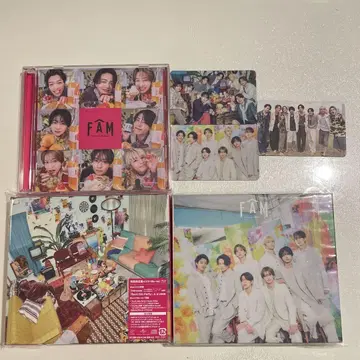 FAM CD&Blu-ray 3가지 형태 트레이딩 카드 포함