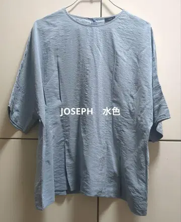 JOSEPH 스카이블루 반팔 상의 사이즈 40 냉감 색스