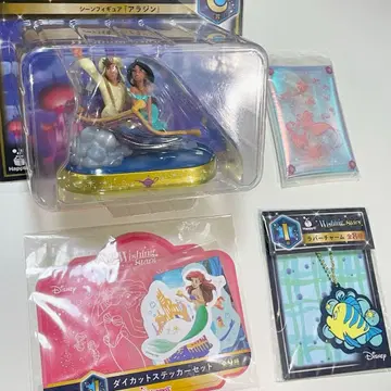 디즈니 Happy 복권 C상 알라딘 Disney 제일복권 4점 세트
