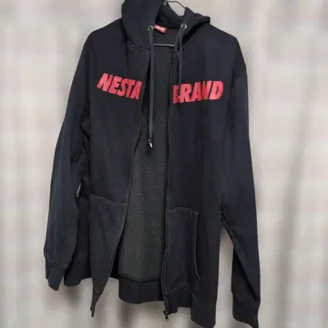 NESTA BRAND 풀 집업 후드티 블랙