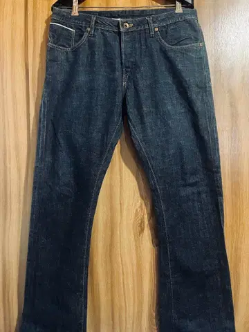 VOLCOM 셀비지 청바지 34 USA제 화이트 오크