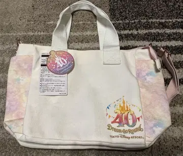 새상품 디즈니랜드 40주년 토트백