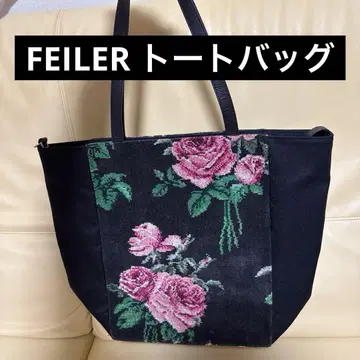 FEILER 장미 무늬 토트백