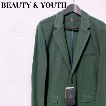 미사용 BEAUTY & YOUTH 다크 그린 체스터 코트