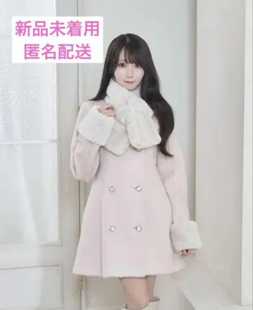 로제 뮤즈 코트 tippet muffler set coat