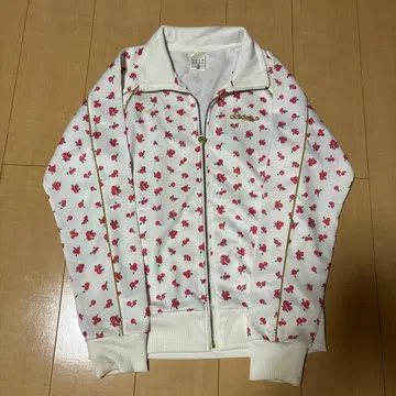 adidas neo 트랙 자켓 총 ROSE 패턴 L 한정판 장미 로즈
