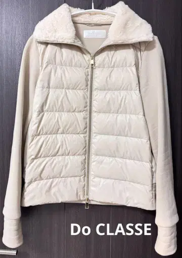 다운 퍼 카라 부착 자켓 두클라쎄 이소재 다운 S