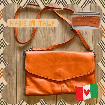 Made in Italy 천연 가죽 숄더
