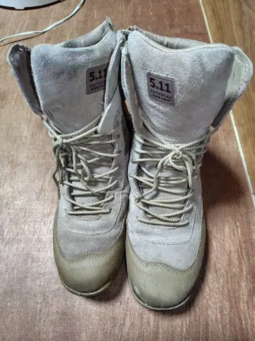 밀리터리 부츠 중고 HCW.ATACLOWBOOT 블랙 베이지 44