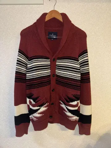 AMERICAN EAGLE OUTFITTERS 가디건 버건디