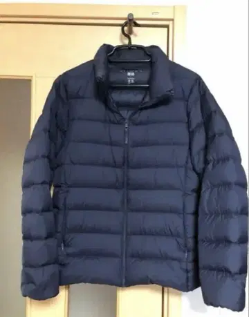 네이비 다운 자켓 퀼팅