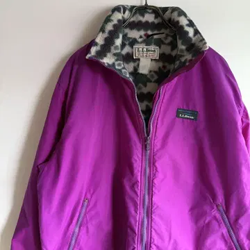 80s L.L.Bean 엘엘빈 웜업 자켓 레어 컬러