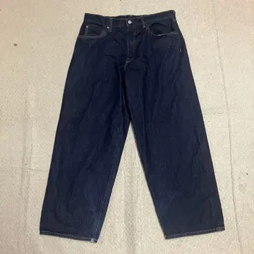 GAP 다크 블루 와이드 레그 데님