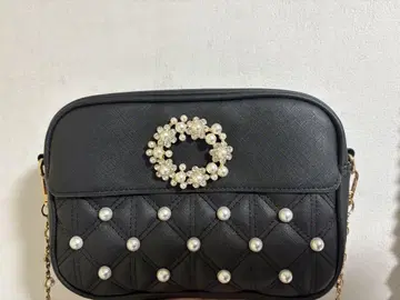 evelyn 펄 숄더백 비쥬