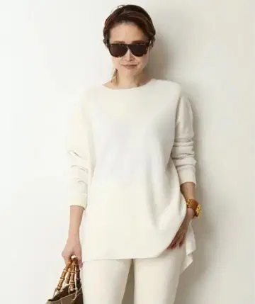 MUSE Deuxieme Classe fluffy 크루넥 풀오버