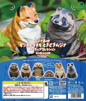 가챠 여우와 너구리와 때때로 너구리 풀컴프