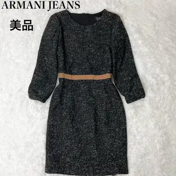 빅 사이즈 새상품급 아르마니진스 롱 원피스 XL 4 블랙