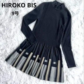 [일본제] HIROKO BIS 히로코비스 긴팔 리브 티셔츠 튜닉 9호