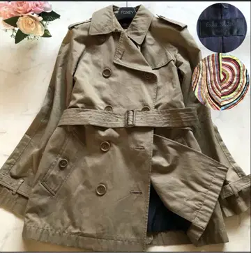 새상품급/L 상당 폴스미스 트렌치코트 더블 라이너 포함 멀티 컬러