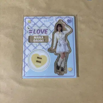 사사키 마이카 2024 투어 니트 의상 아크릴 스탠드 이코럽 =LOVE