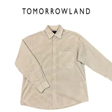 TOMORROWLAND 스트라이프 긴팔 와이셔츠 [미사용]