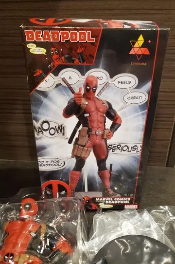 MARVEL COMICS Luminasta 데드풀 피규어
