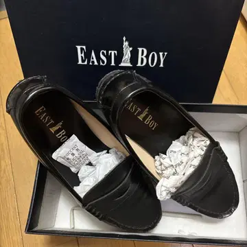 EAST BOY 블랙 로퍼 23.5cm