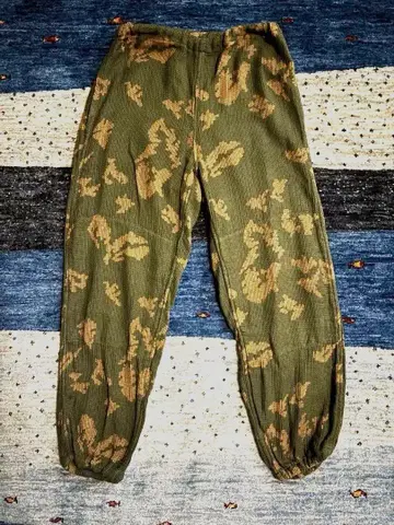 1980s Soviet Military Camo Mesh Trousers