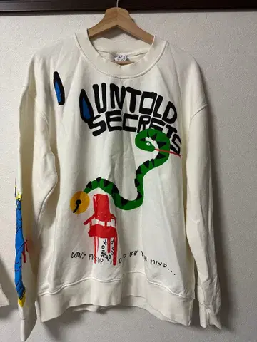 ZARA 아트 프린트 맨투맨 M