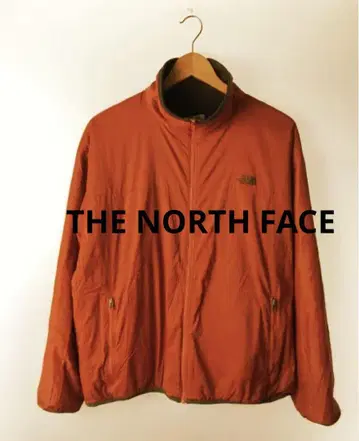 [ THE NORTH FACE ] 오렌지 블랙 플리스 리버서블 자켓