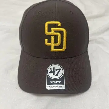 47 MVP 캡 브라운 SD 로고 PADRES