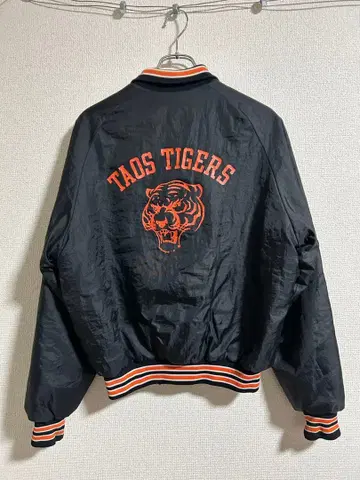 80s USA제 나일론 바시티 자켓 M