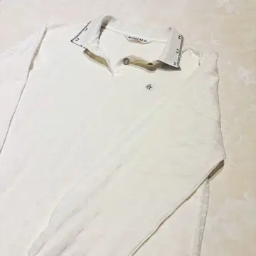 Munsingwear 먼싱웨어 긴팔 피케 셔츠 화이트 여성용