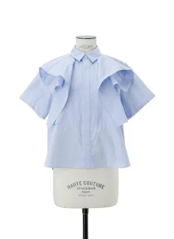 sacai 포플린 셔츠 블루