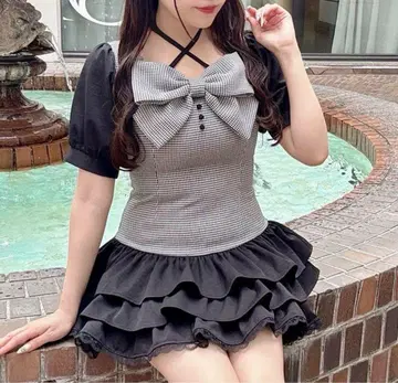 evelyn 빅 리본 티어드 OP