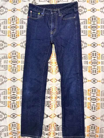 BettySmith DENIM WORKS 다크 블루 스트레이트 데님