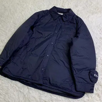 새상품급 유니클로 안야 힌드마치 퍼프테크 셔츠 자켓 XL 네이비