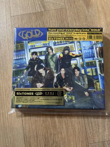 SixTONES 24th Single GOLD 초회 한정판