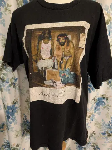 Cheech & Chong 블랙 T셔츠 L 사이즈