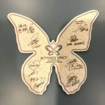 FANTASTICS 메시지 카드 나비 낙하물