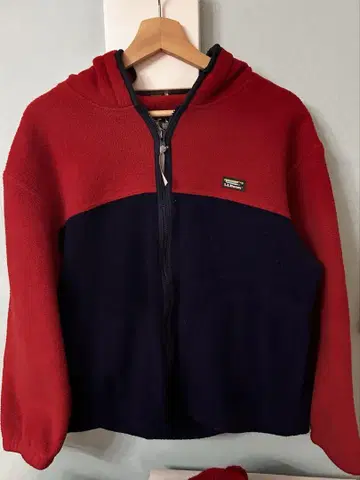빈티지 80s L.L.Bean 플리스 후드티