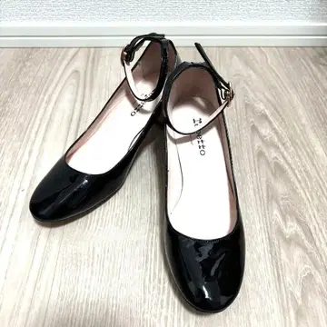 [컨디션 최상] 레페토 repetto 힐 펌프스 블랙 에나멜