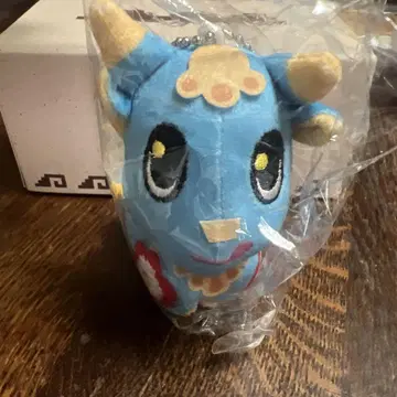 오사카 만박!! 페루관 푸카라찬 파랑 캐릭터 봉제 인형 키체인 포함