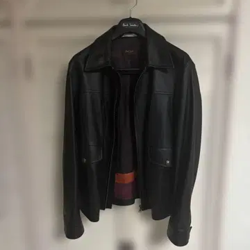 폴 스미스 가죽 자켓 블랙